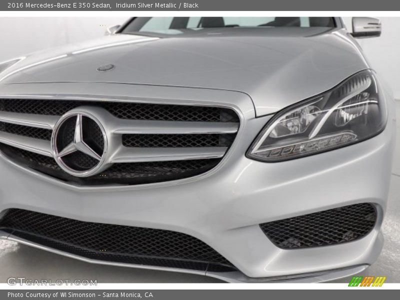 Iridium Silver Metallic / Black 2016 Mercedes-Benz E 350 Sedan