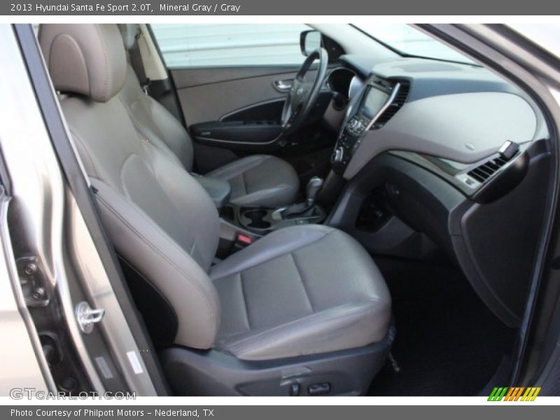 Mineral Gray / Gray 2013 Hyundai Santa Fe Sport 2.0T