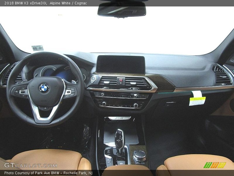 Alpine White / Cognac 2018 BMW X3 xDrive30i