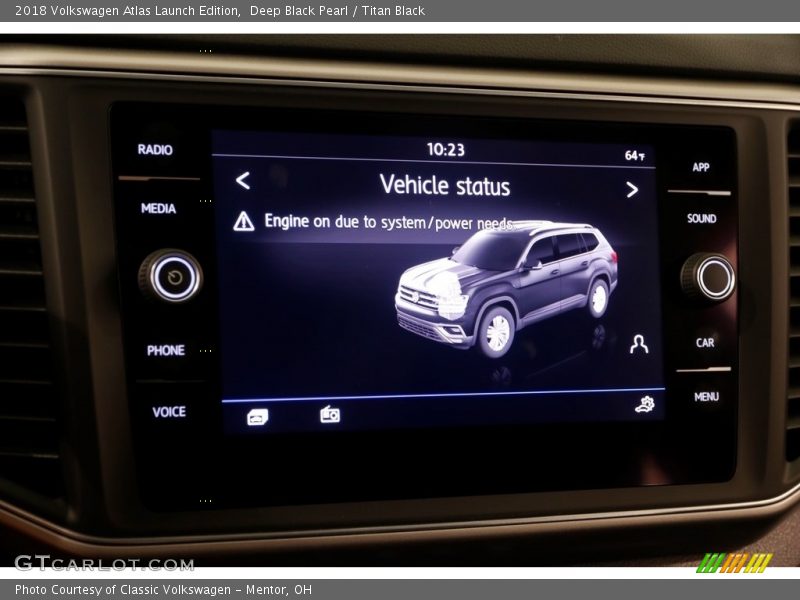 Deep Black Pearl / Titan Black 2018 Volkswagen Atlas Launch Edition