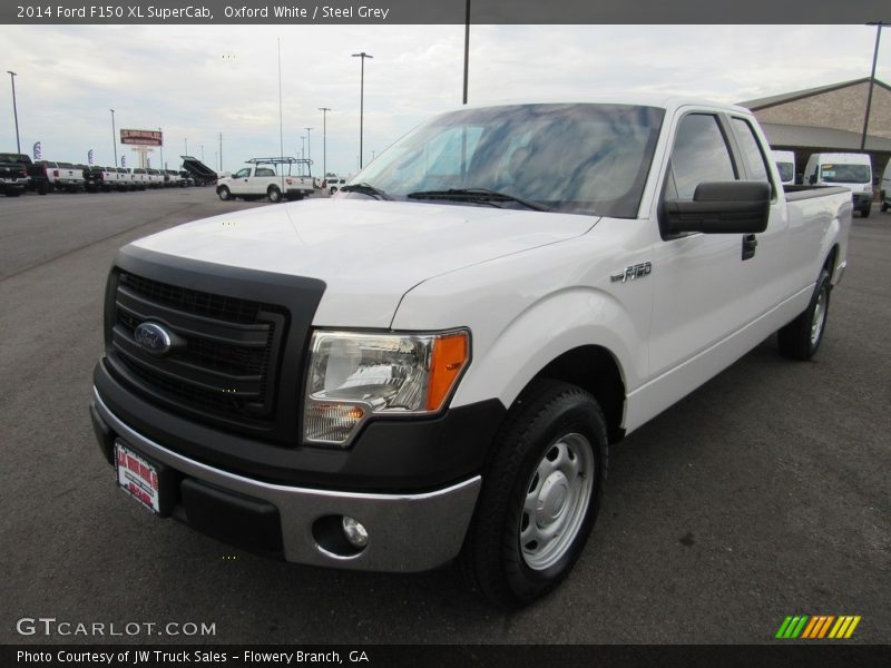 Oxford White / Steel Grey 2014 Ford F150 XL SuperCab