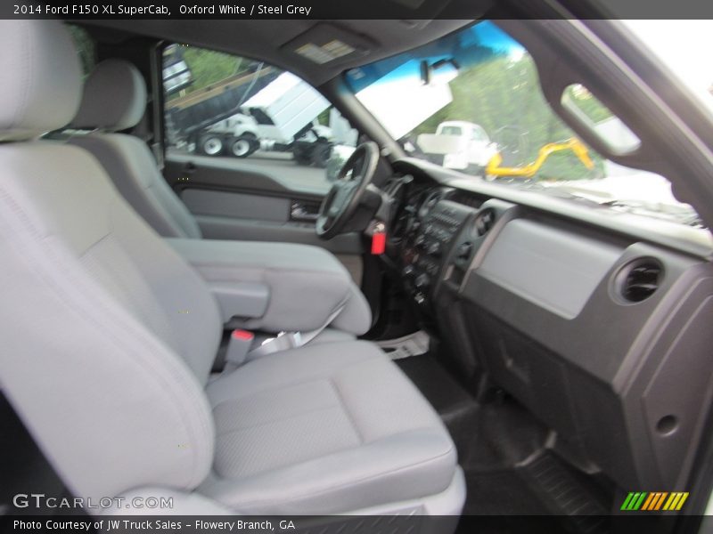 Oxford White / Steel Grey 2014 Ford F150 XL SuperCab