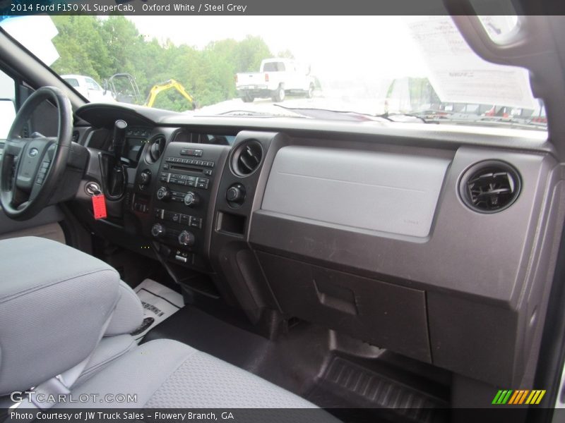 Oxford White / Steel Grey 2014 Ford F150 XL SuperCab