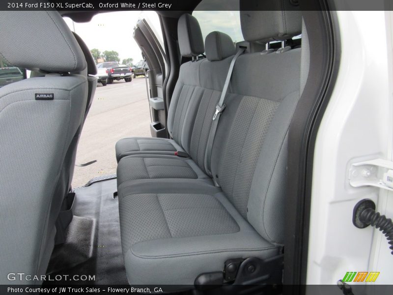 Oxford White / Steel Grey 2014 Ford F150 XL SuperCab