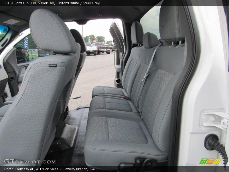 Oxford White / Steel Grey 2014 Ford F150 XL SuperCab