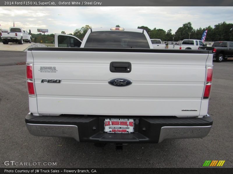 Oxford White / Steel Grey 2014 Ford F150 XL SuperCab