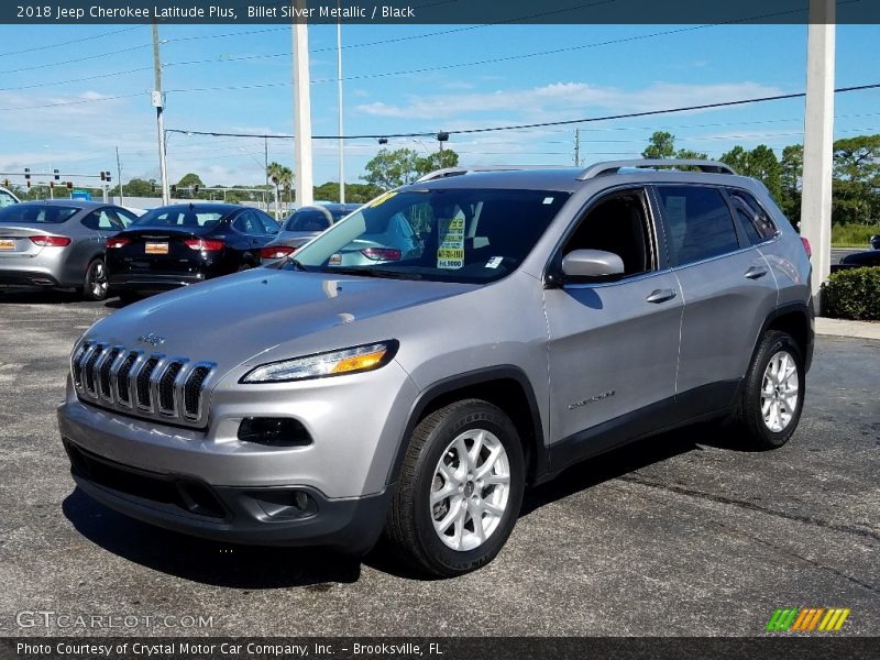 Billet Silver Metallic / Black 2018 Jeep Cherokee Latitude Plus