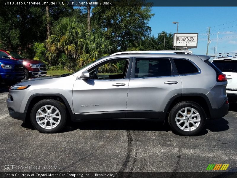 Billet Silver Metallic / Black 2018 Jeep Cherokee Latitude Plus