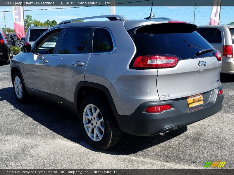 Billet Silver Metallic / Black 2018 Jeep Cherokee Latitude Plus