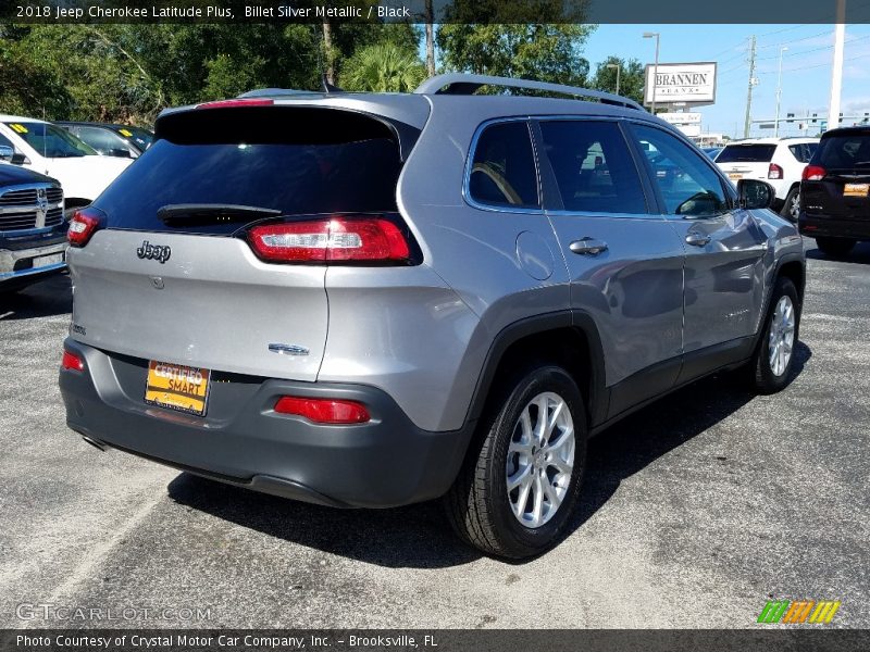 Billet Silver Metallic / Black 2018 Jeep Cherokee Latitude Plus