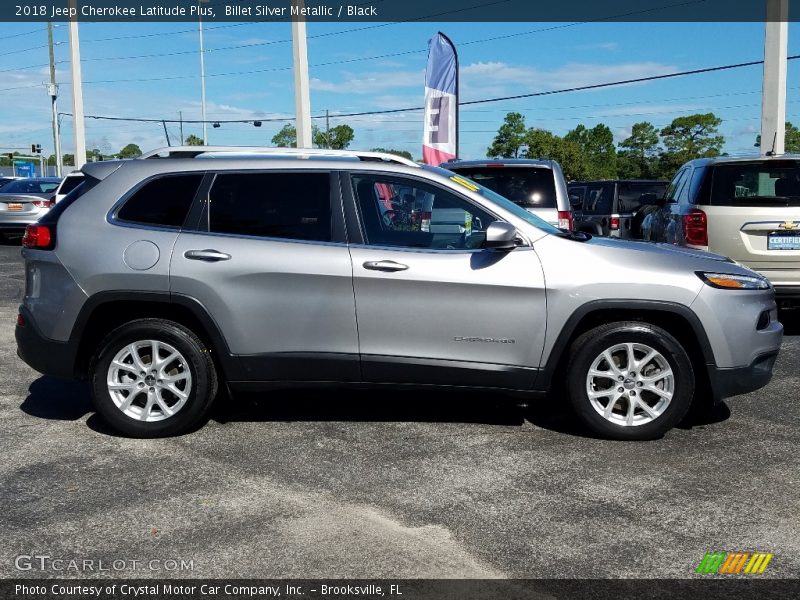 Billet Silver Metallic / Black 2018 Jeep Cherokee Latitude Plus