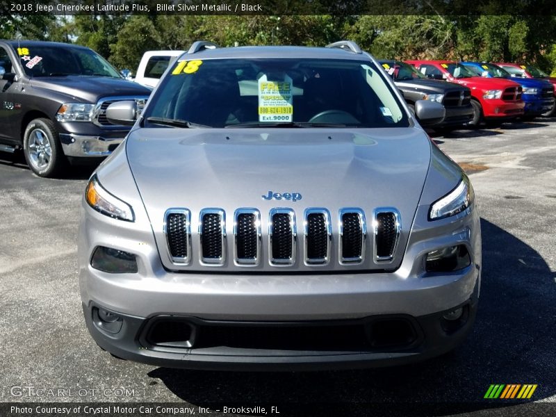 Billet Silver Metallic / Black 2018 Jeep Cherokee Latitude Plus