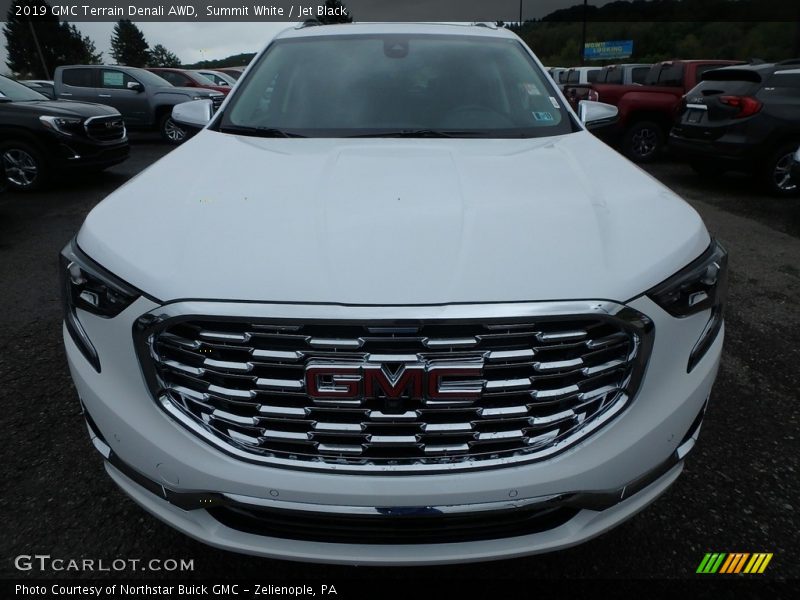 Summit White / Jet Black 2019 GMC Terrain Denali AWD