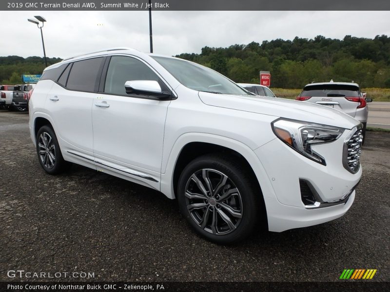 Summit White / Jet Black 2019 GMC Terrain Denali AWD