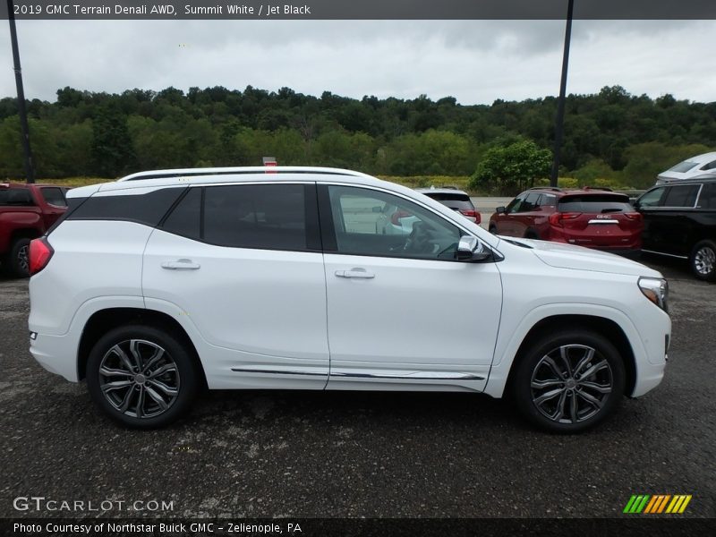 Summit White / Jet Black 2019 GMC Terrain Denali AWD