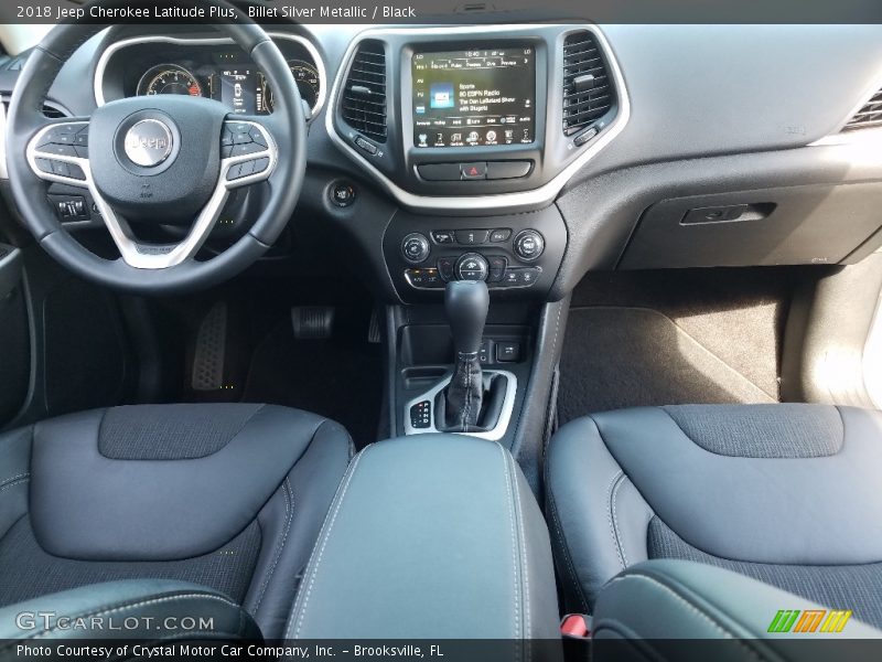 Billet Silver Metallic / Black 2018 Jeep Cherokee Latitude Plus