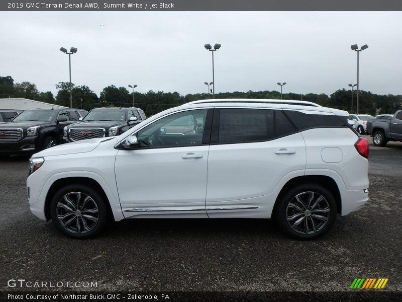 Summit White / Jet Black 2019 GMC Terrain Denali AWD