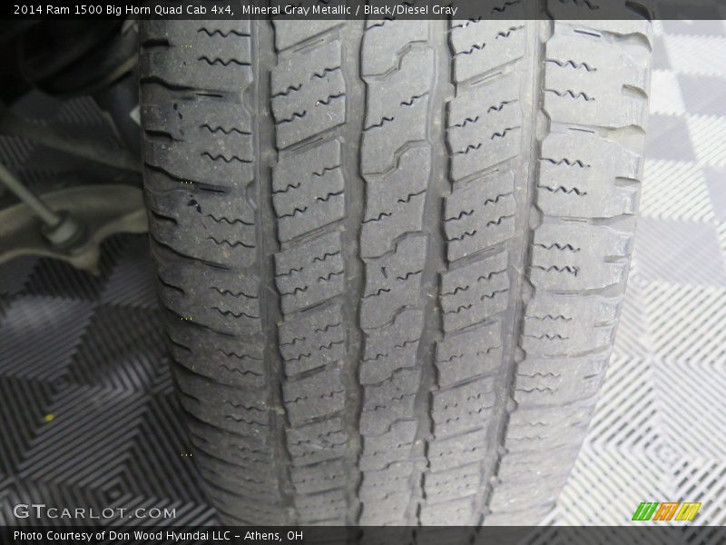 Mineral Gray Metallic / Black/Diesel Gray 2014 Ram 1500 Big Horn Quad Cab 4x4