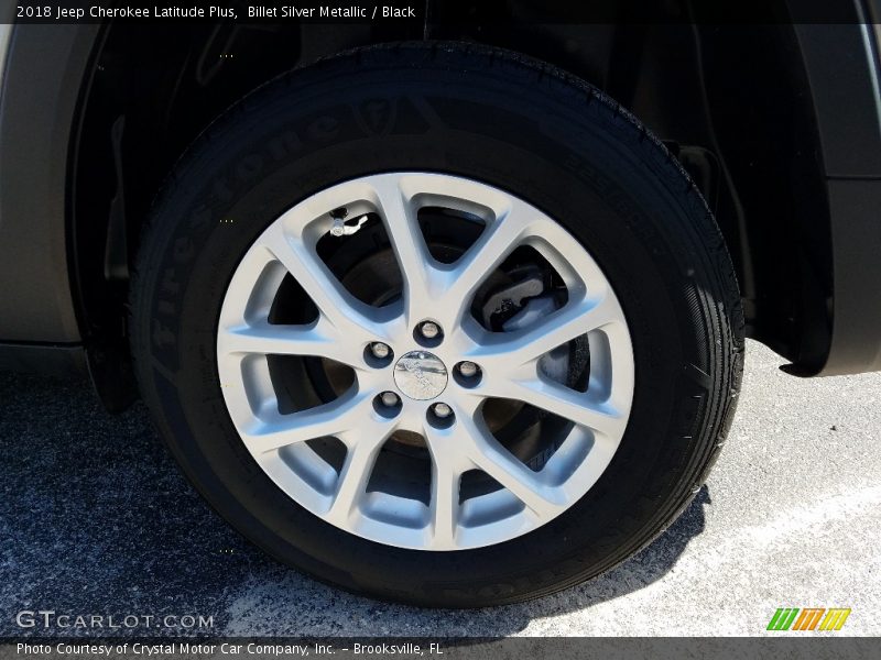 Billet Silver Metallic / Black 2018 Jeep Cherokee Latitude Plus