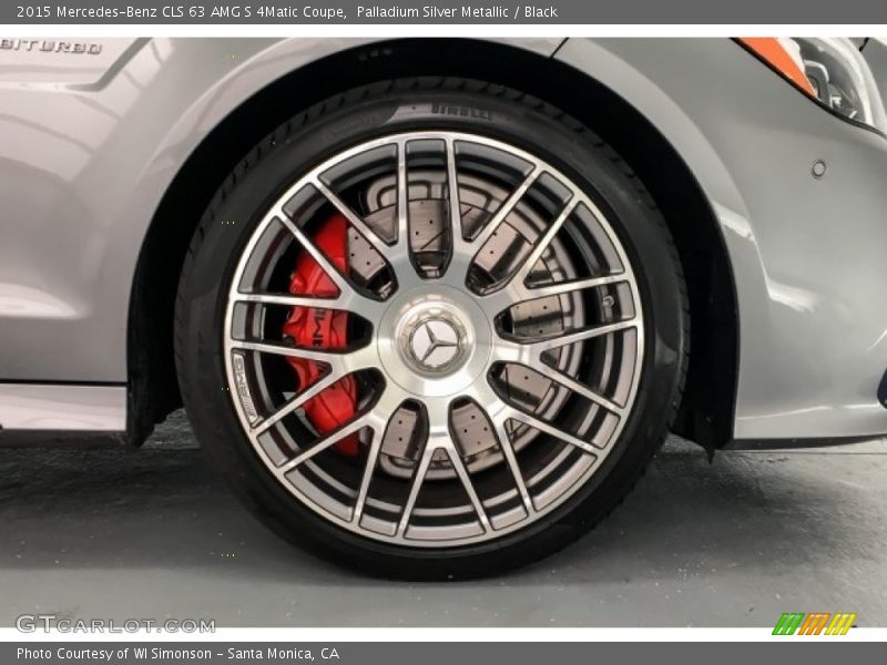 Palladium Silver Metallic / Black 2015 Mercedes-Benz CLS 63 AMG S 4Matic Coupe