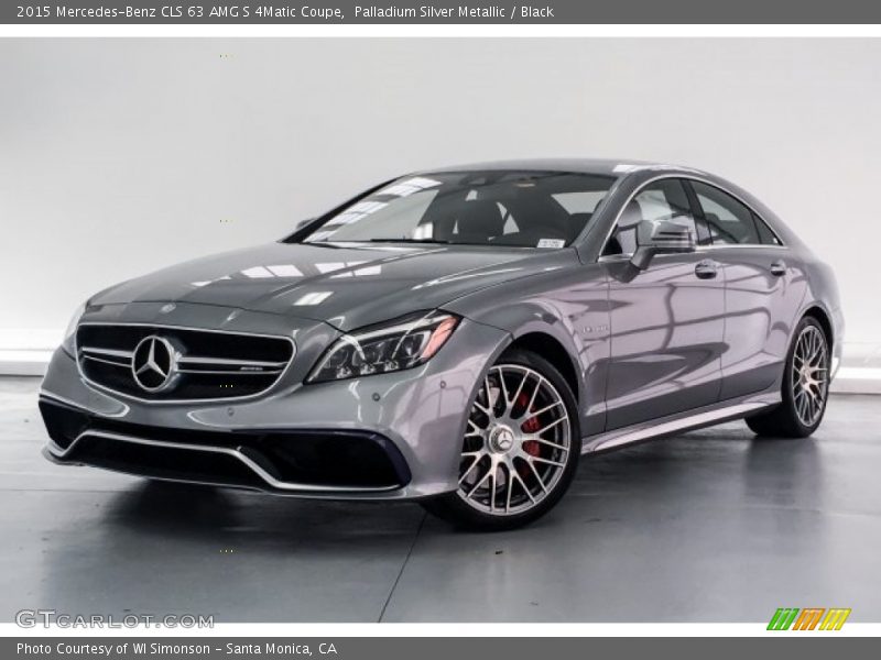 Palladium Silver Metallic / Black 2015 Mercedes-Benz CLS 63 AMG S 4Matic Coupe