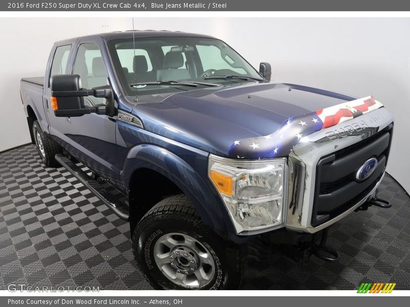 Blue Jeans Metallic / Steel 2016 Ford F250 Super Duty XL Crew Cab 4x4