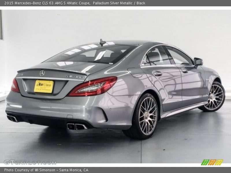 Palladium Silver Metallic / Black 2015 Mercedes-Benz CLS 63 AMG S 4Matic Coupe