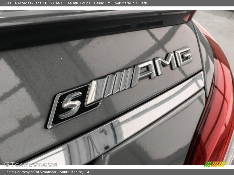 Palladium Silver Metallic / Black 2015 Mercedes-Benz CLS 63 AMG S 4Matic Coupe