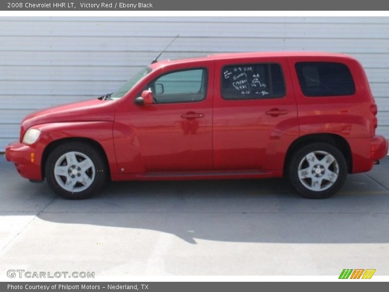 Victory Red / Ebony Black 2008 Chevrolet HHR LT