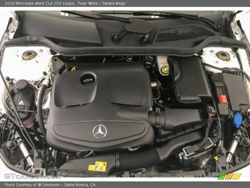 Polar White / Sahara Beige 2019 Mercedes-Benz CLA 250 Coupe