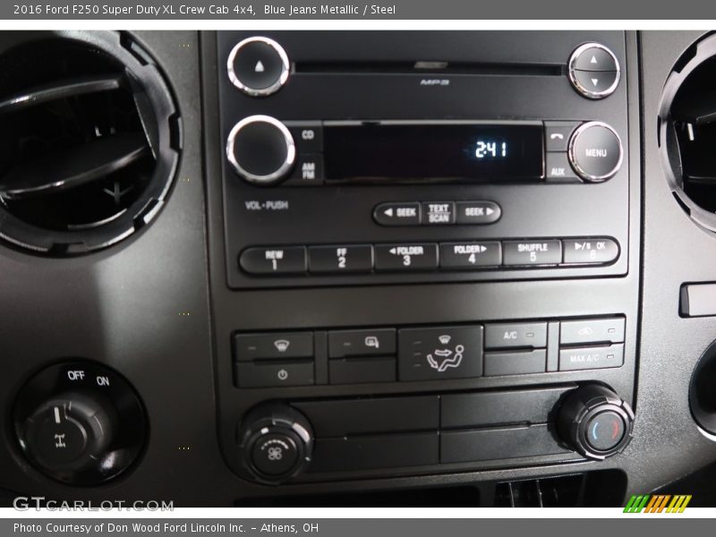 Blue Jeans Metallic / Steel 2016 Ford F250 Super Duty XL Crew Cab 4x4