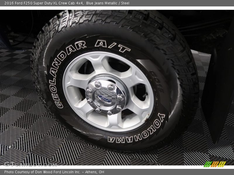 Blue Jeans Metallic / Steel 2016 Ford F250 Super Duty XL Crew Cab 4x4
