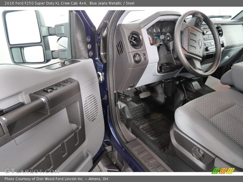 Blue Jeans Metallic / Steel 2016 Ford F250 Super Duty XL Crew Cab 4x4