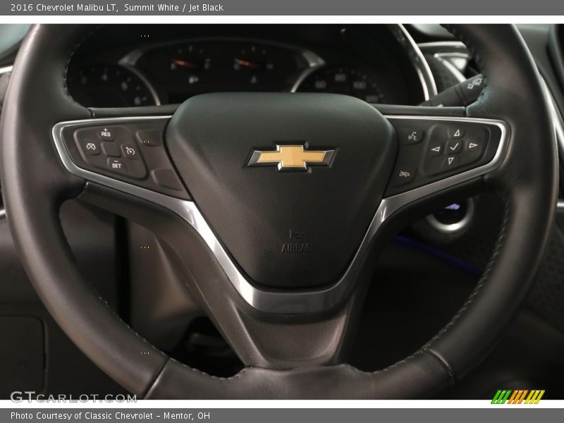 Summit White / Jet Black 2016 Chevrolet Malibu LT
