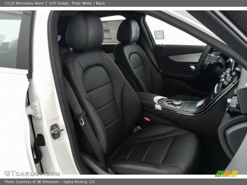 Polar White / Black 2018 Mercedes-Benz C 300 Sedan