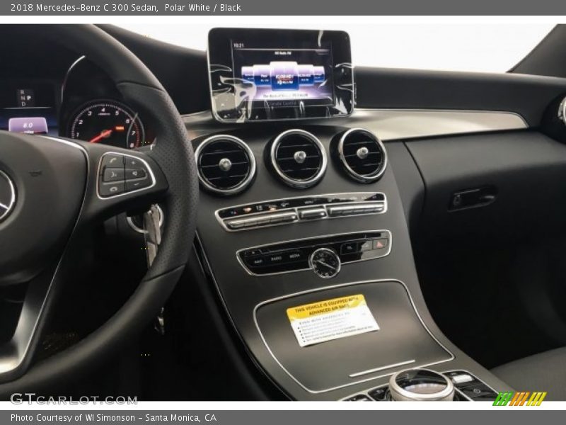 Polar White / Black 2018 Mercedes-Benz C 300 Sedan