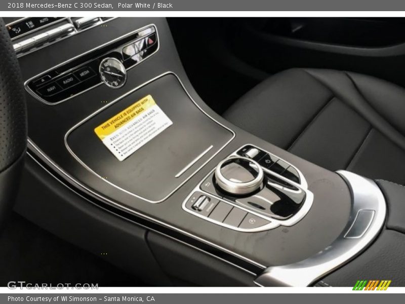 Polar White / Black 2018 Mercedes-Benz C 300 Sedan