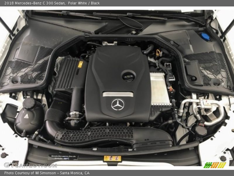 Polar White / Black 2018 Mercedes-Benz C 300 Sedan