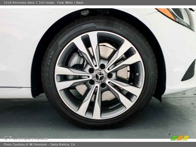 Polar White / Black 2018 Mercedes-Benz C 300 Sedan