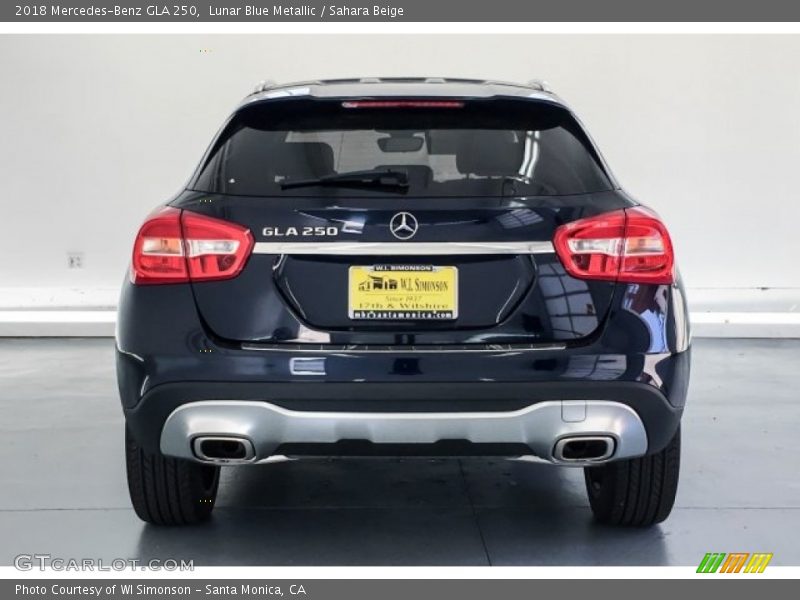 Lunar Blue Metallic / Sahara Beige 2018 Mercedes-Benz GLA 250