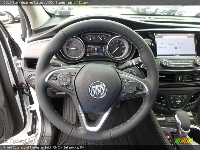 Summit White / Ebony 2019 Buick Envision Essence AWD