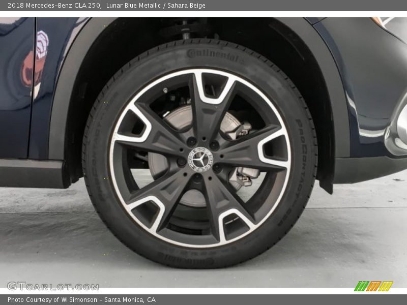 Lunar Blue Metallic / Sahara Beige 2018 Mercedes-Benz GLA 250