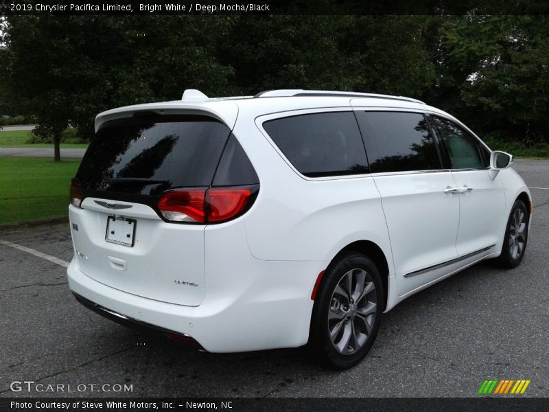 Bright White / Deep Mocha/Black 2019 Chrysler Pacifica Limited