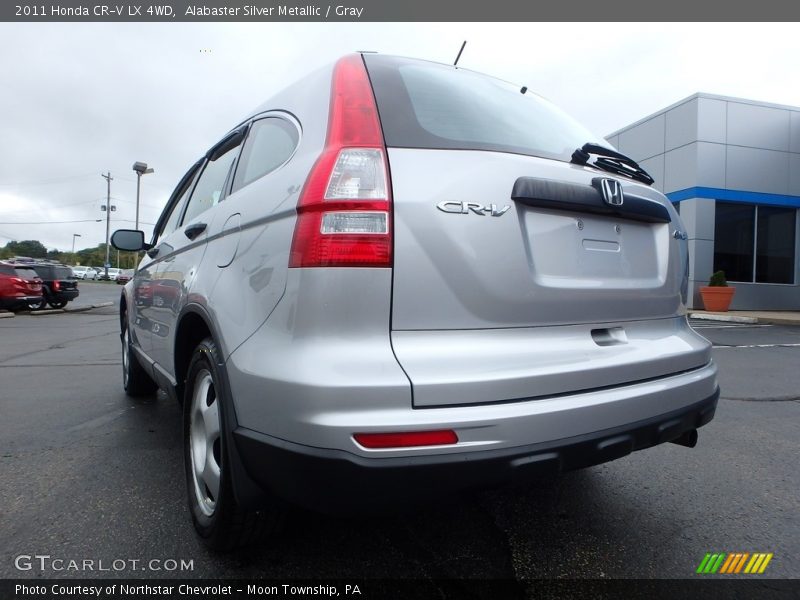 Alabaster Silver Metallic / Gray 2011 Honda CR-V LX 4WD