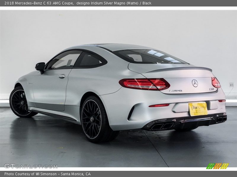 designo Iridium Silver Magno (Matte) / Black 2018 Mercedes-Benz C 63 AMG Coupe