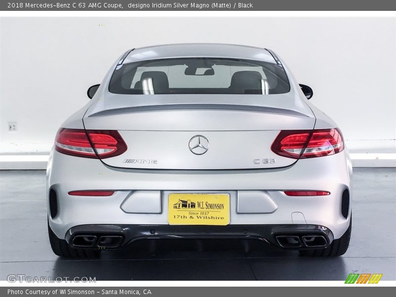 designo Iridium Silver Magno (Matte) / Black 2018 Mercedes-Benz C 63 AMG Coupe