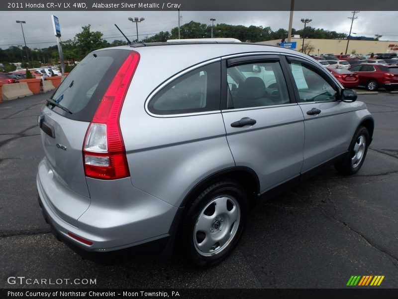 Alabaster Silver Metallic / Gray 2011 Honda CR-V LX 4WD
