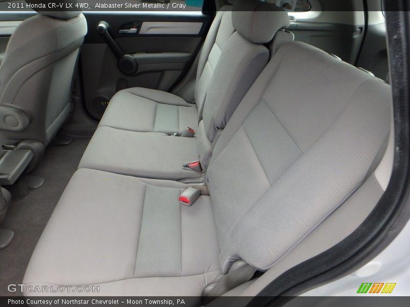 Alabaster Silver Metallic / Gray 2011 Honda CR-V LX 4WD