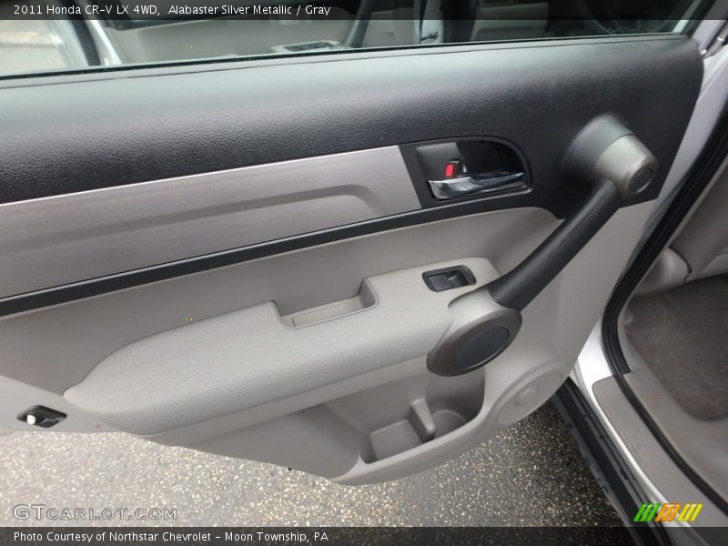 Alabaster Silver Metallic / Gray 2011 Honda CR-V LX 4WD