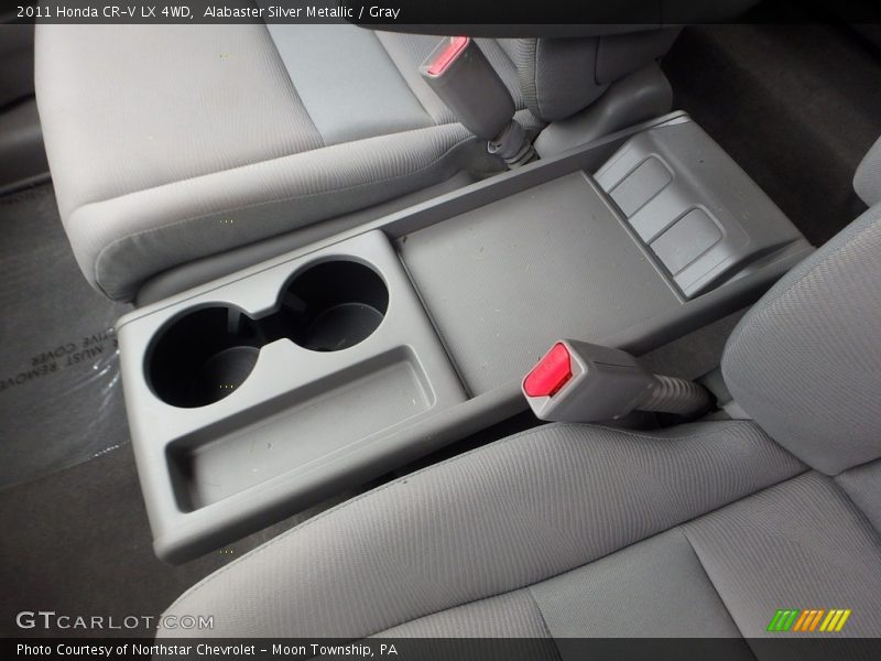 Alabaster Silver Metallic / Gray 2011 Honda CR-V LX 4WD